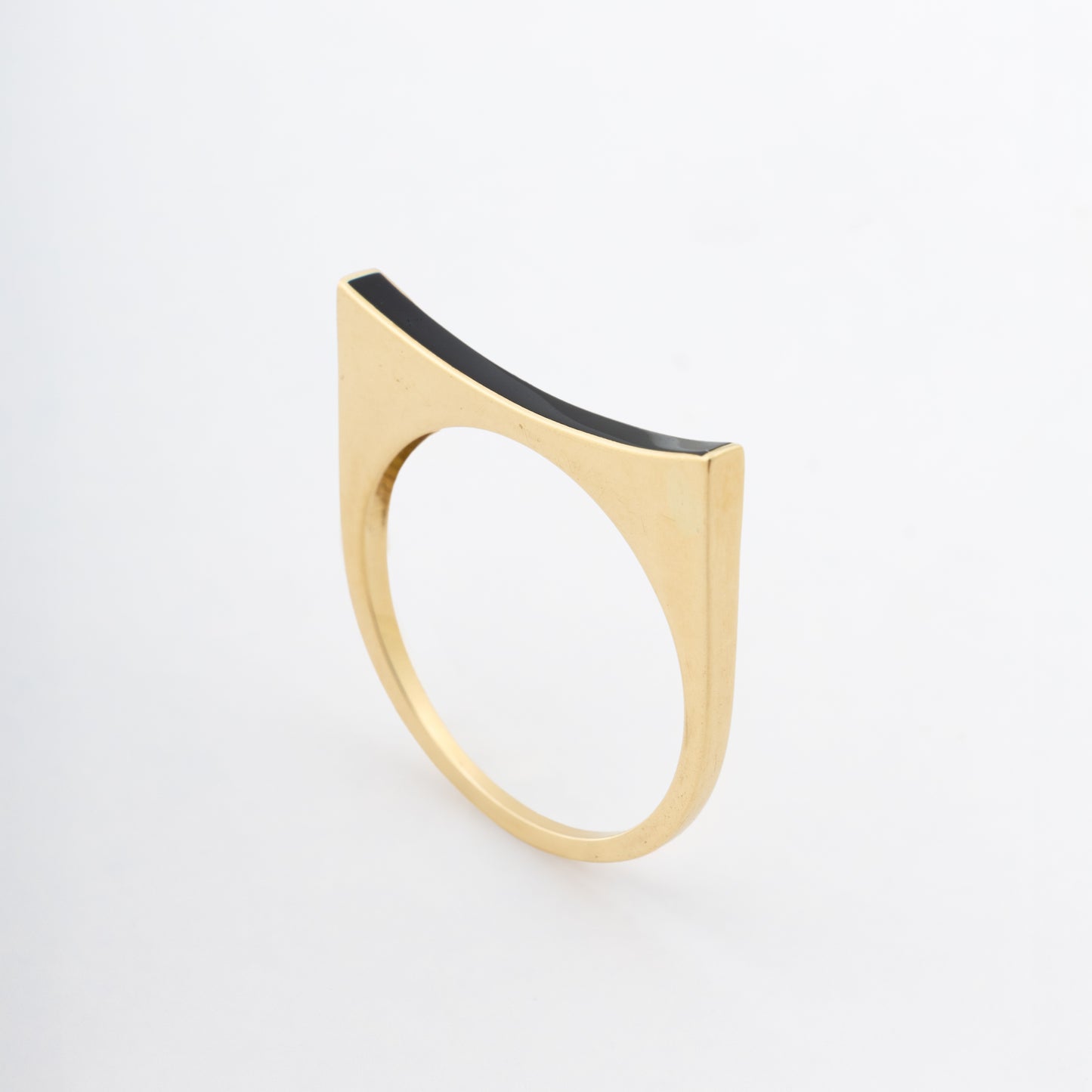 18K Gold Arc Ring