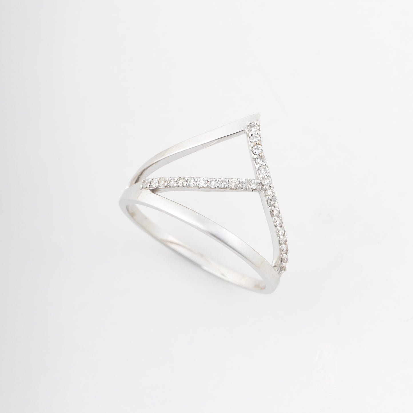 18K Gold Tiara Ring