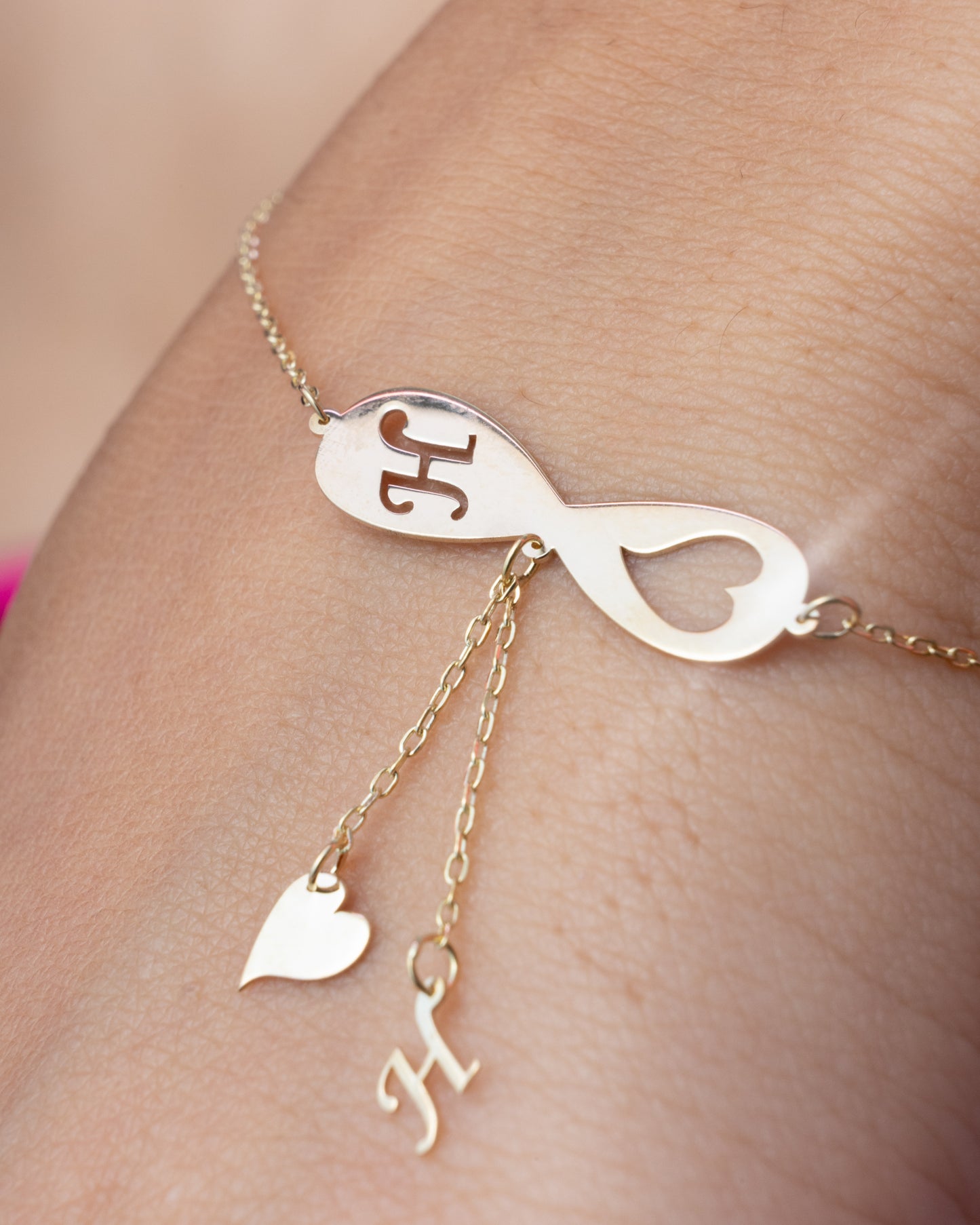 18K Gold Infinite Love Bracelet
