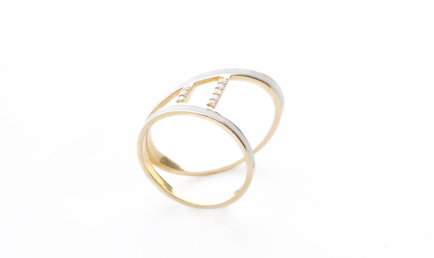 18K Gold London Bridge Ring